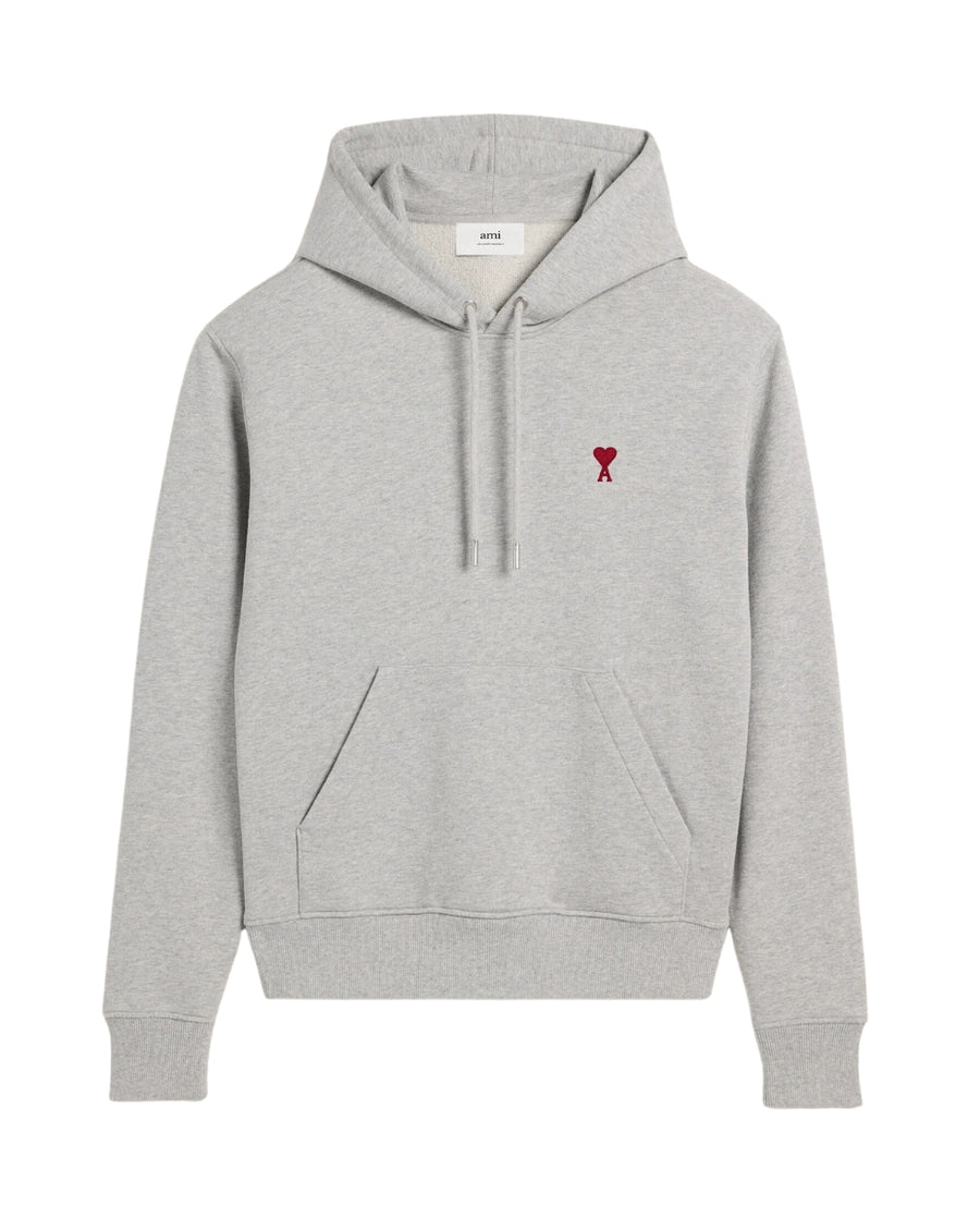 AMI Paris Ami de Coeur hoodie grey