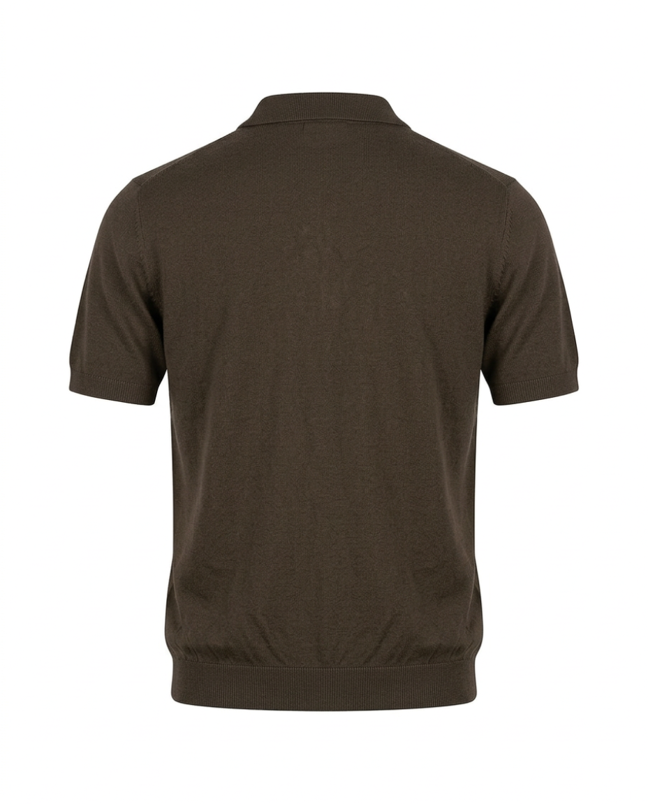 Polo Zip filo - Green