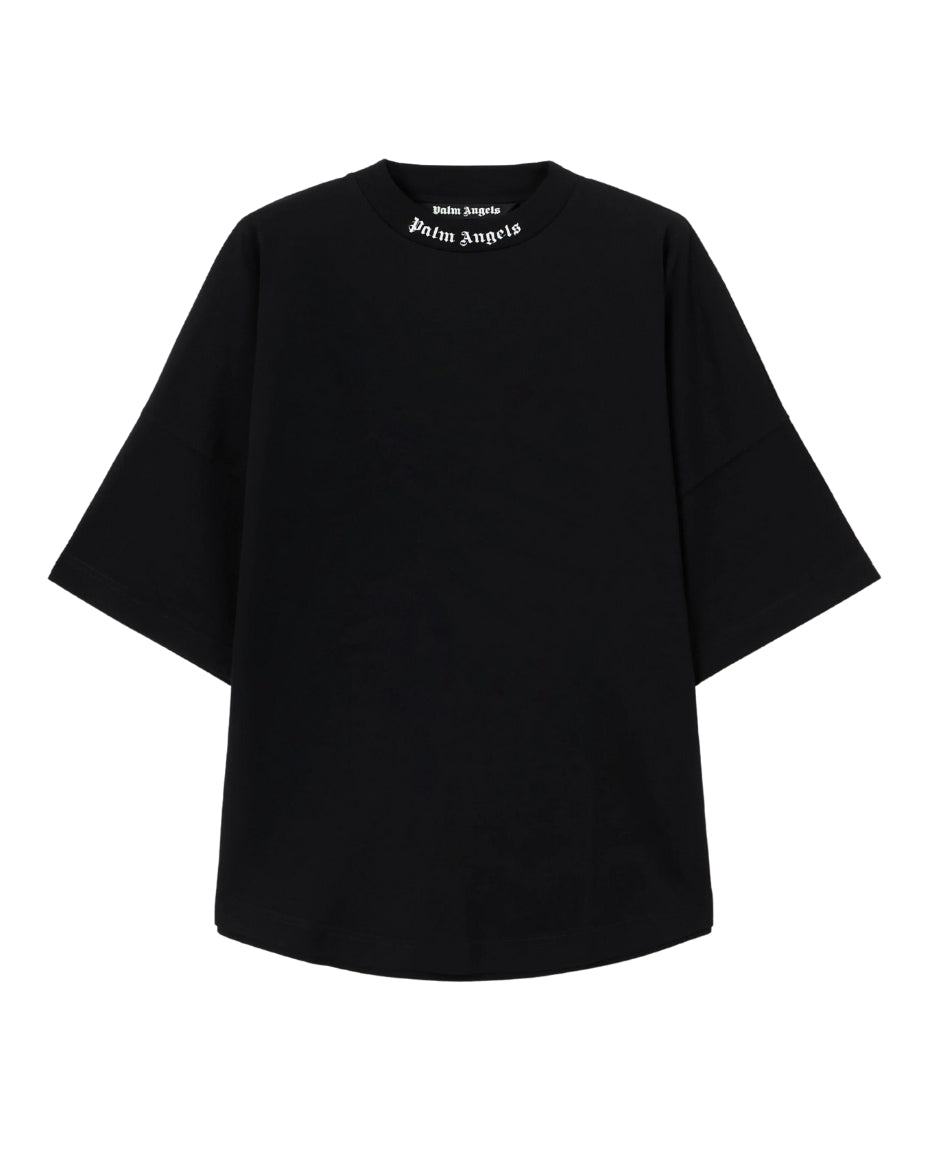 Palm Angels classic logo over tee - Black