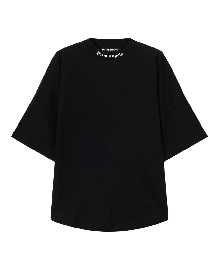 Palm Angels classic logo over tee - Black