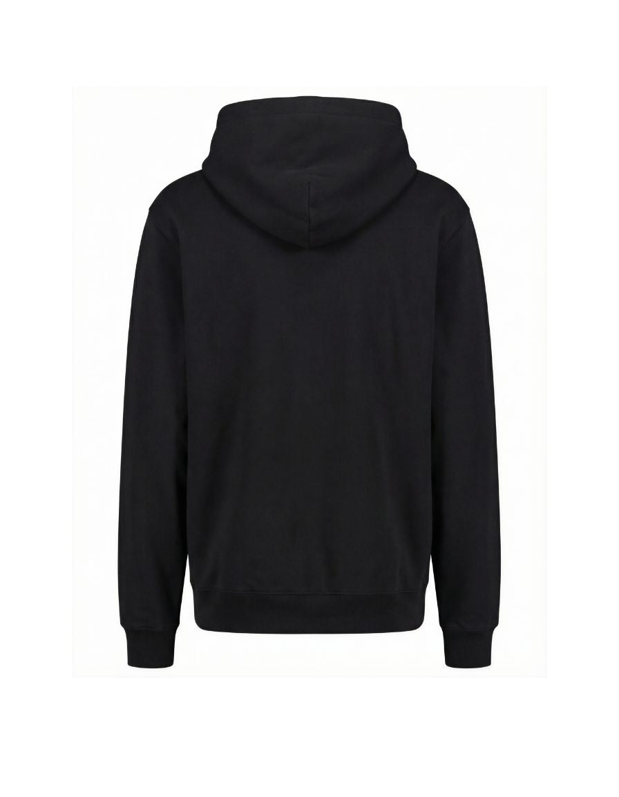 Felpa Jacquemus nera con cappuccio e logo