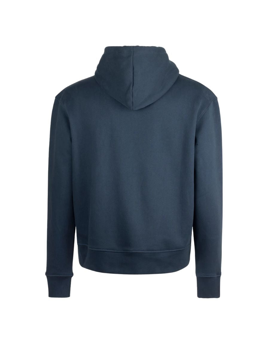Felpa Jacquemus blu - logo con cappuccio