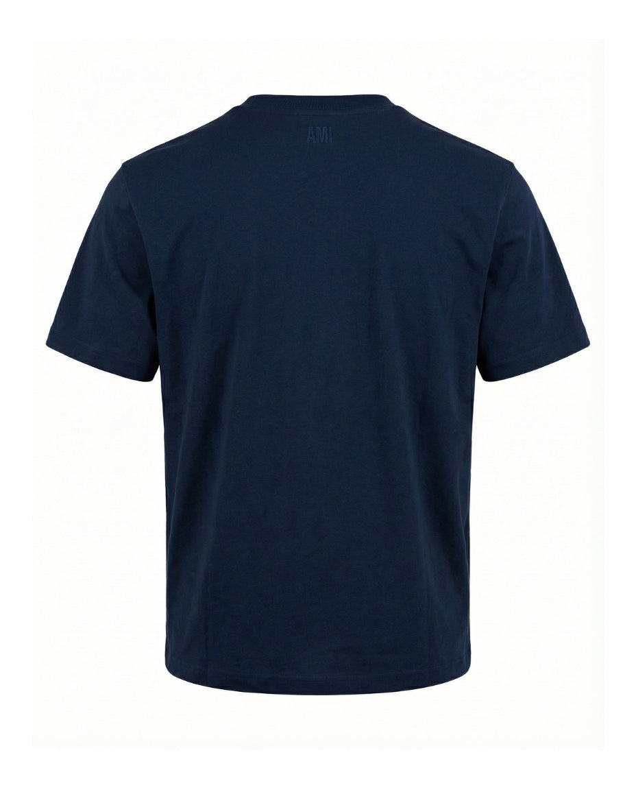 T-shirt Ami Paris - logo piccolo rosso