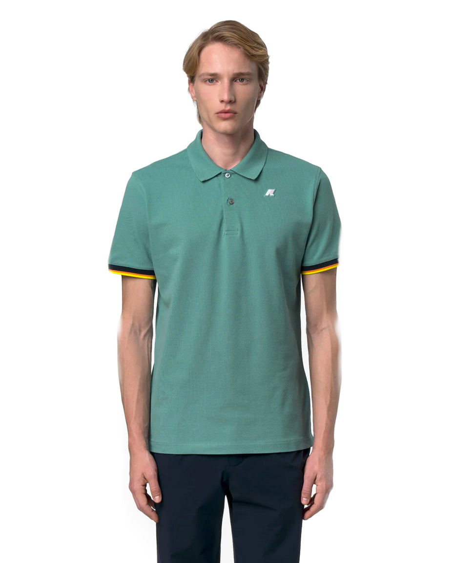 K-Way Polo Vincent - Verde Mine