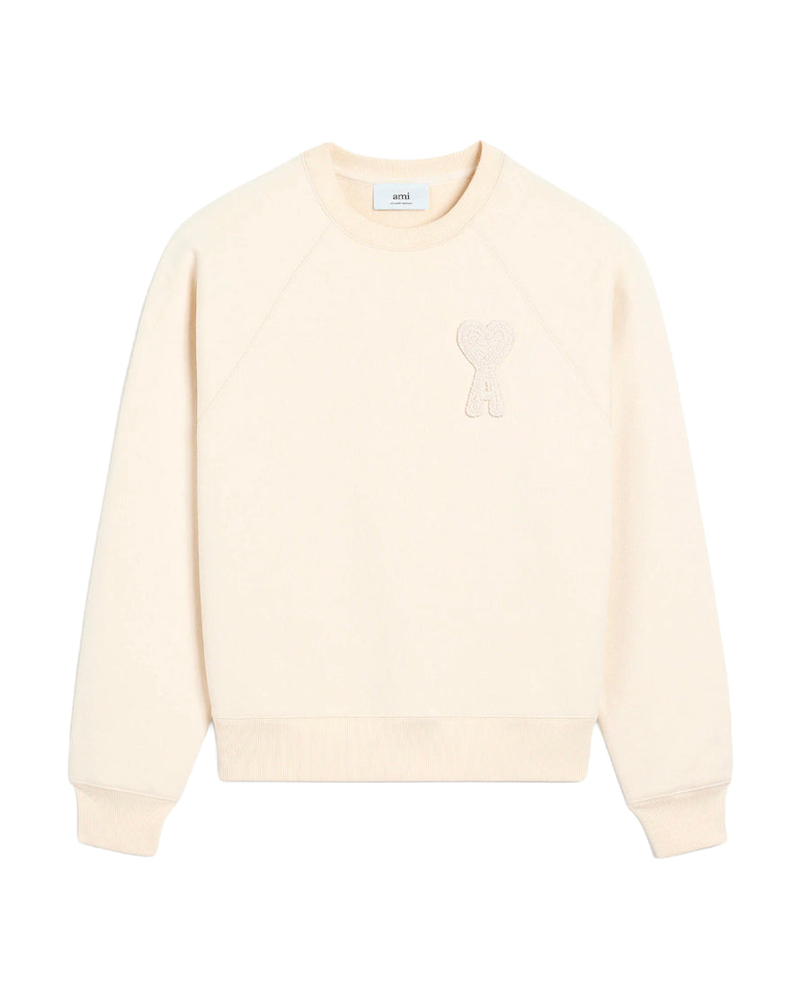 Felpa Ami Paris - logo beige