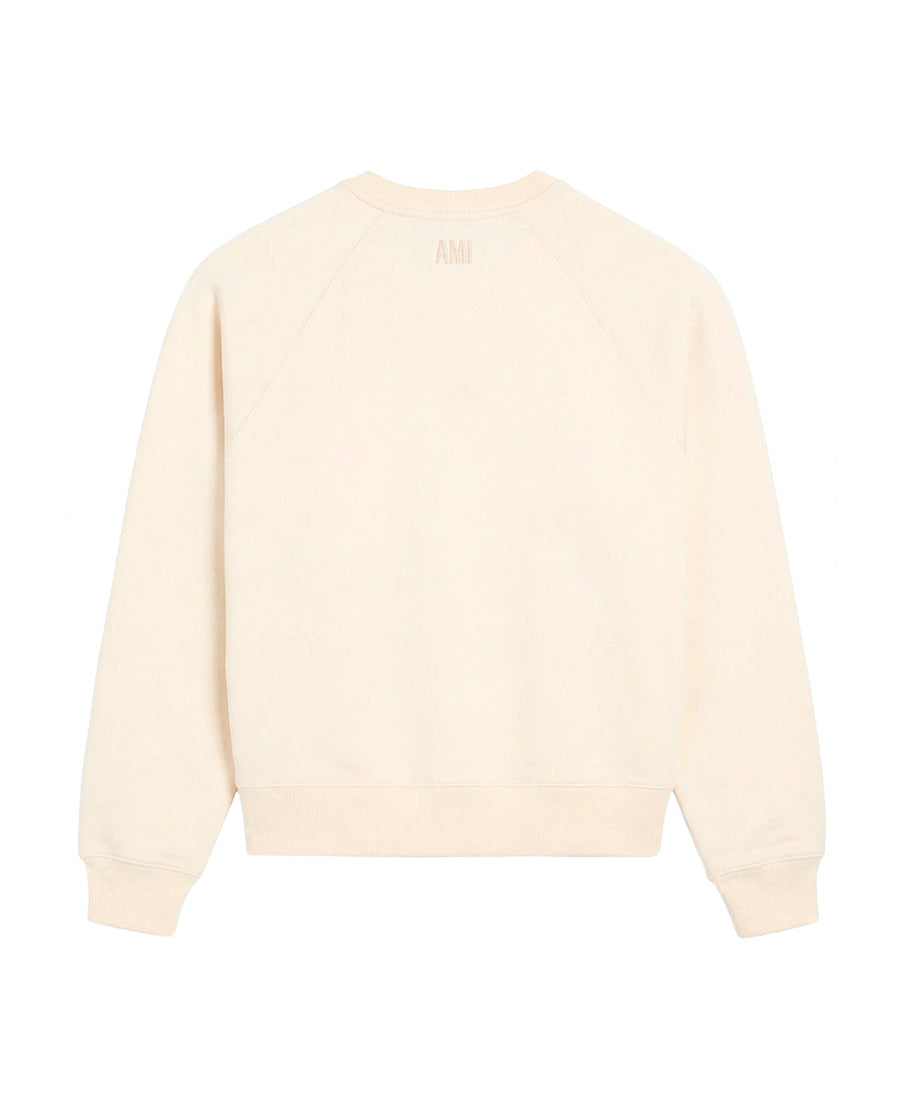Felpa Ami Paris - logo beige