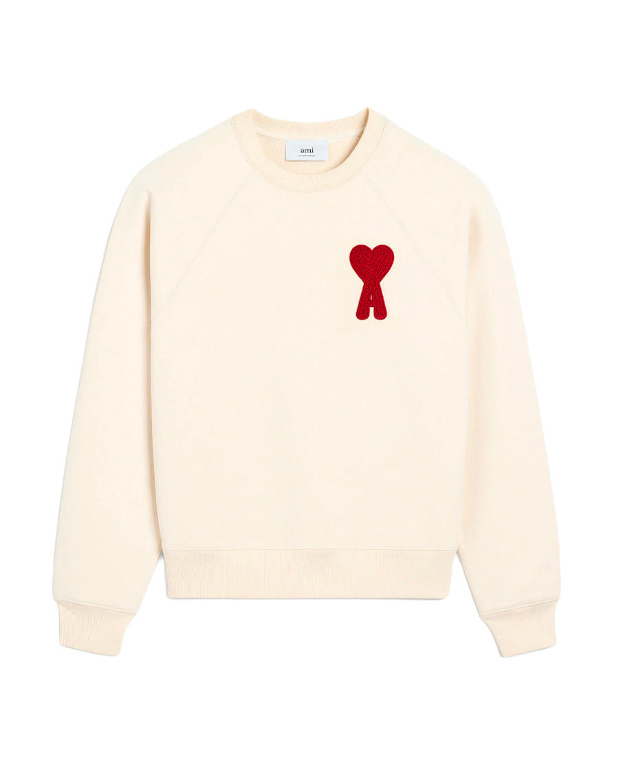 Felpa Ami Paris - logo rosso