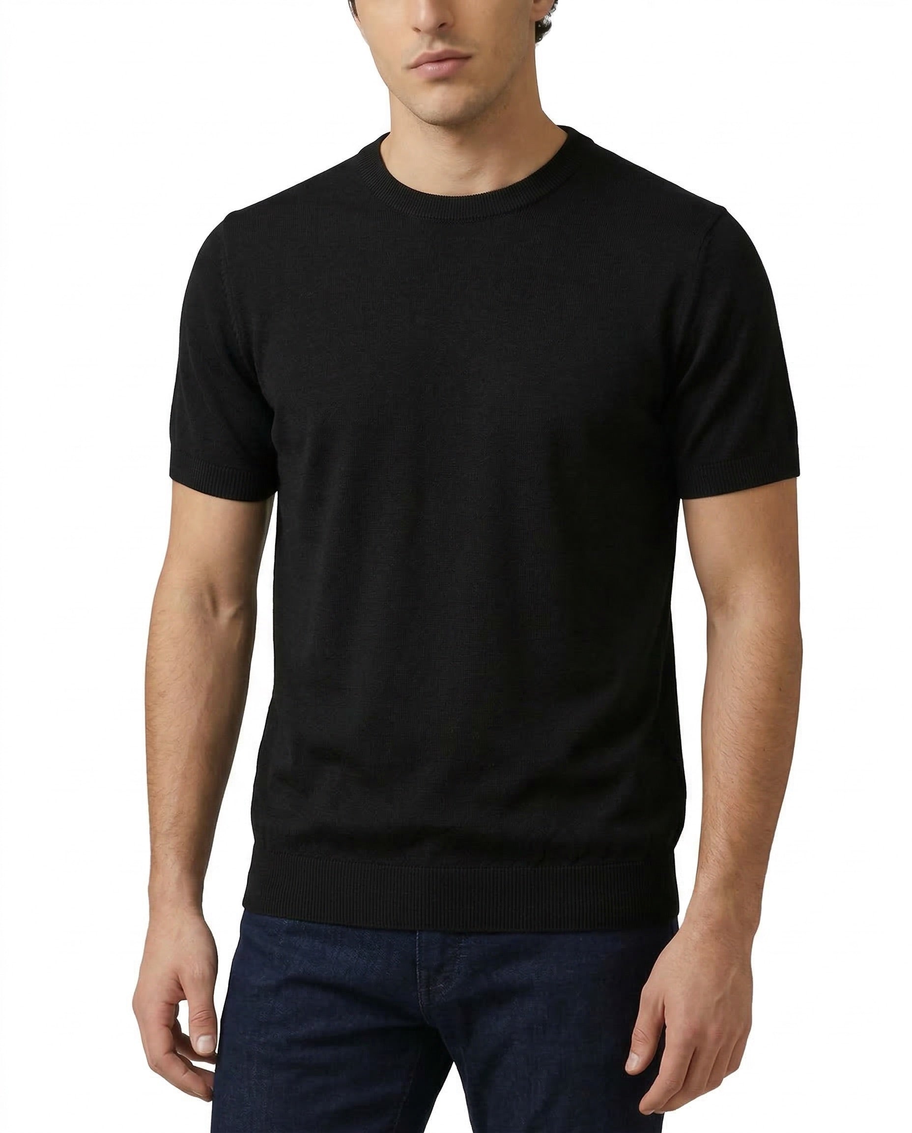 Girocollo in filo - black
