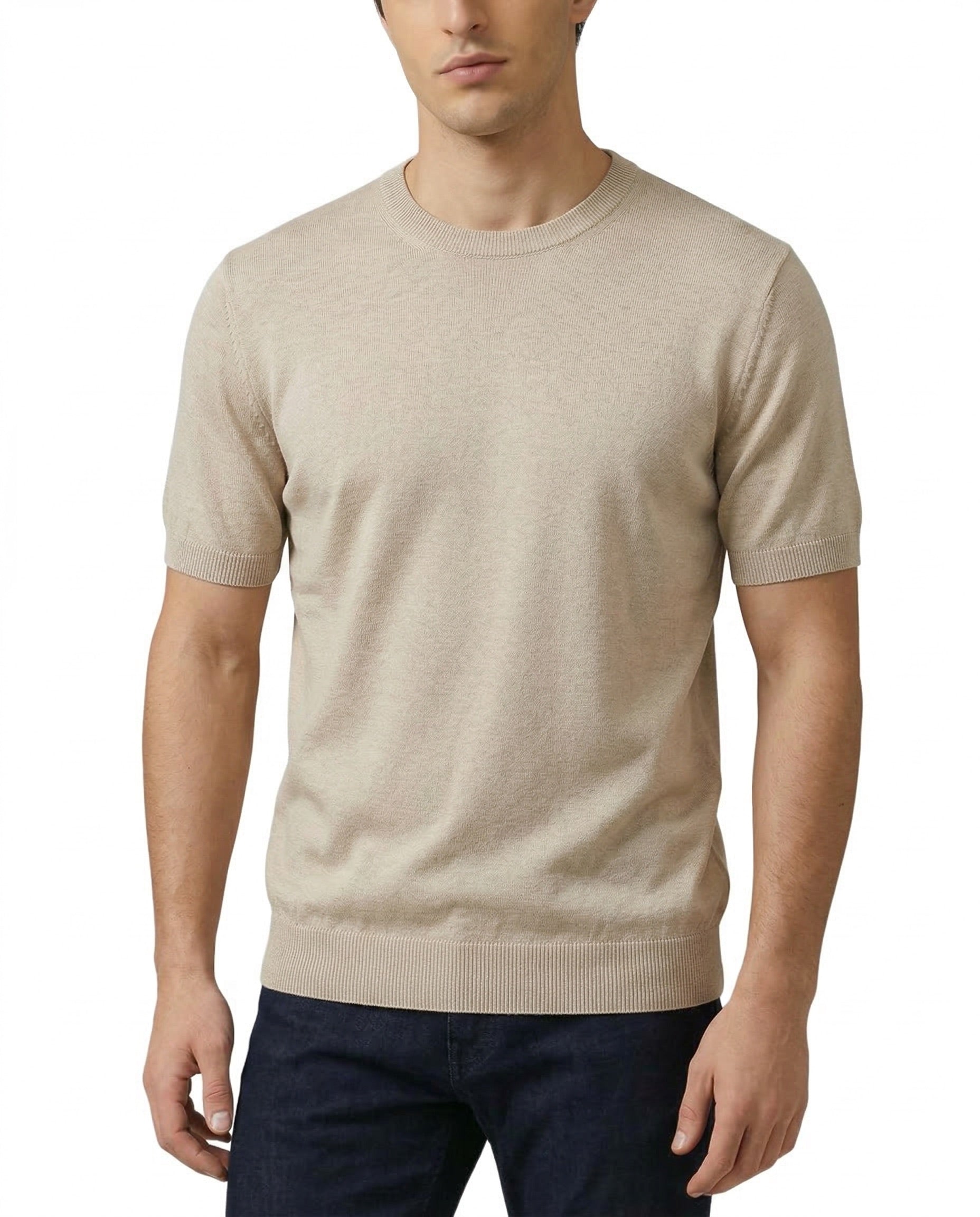 Girocollo in filo - Cream