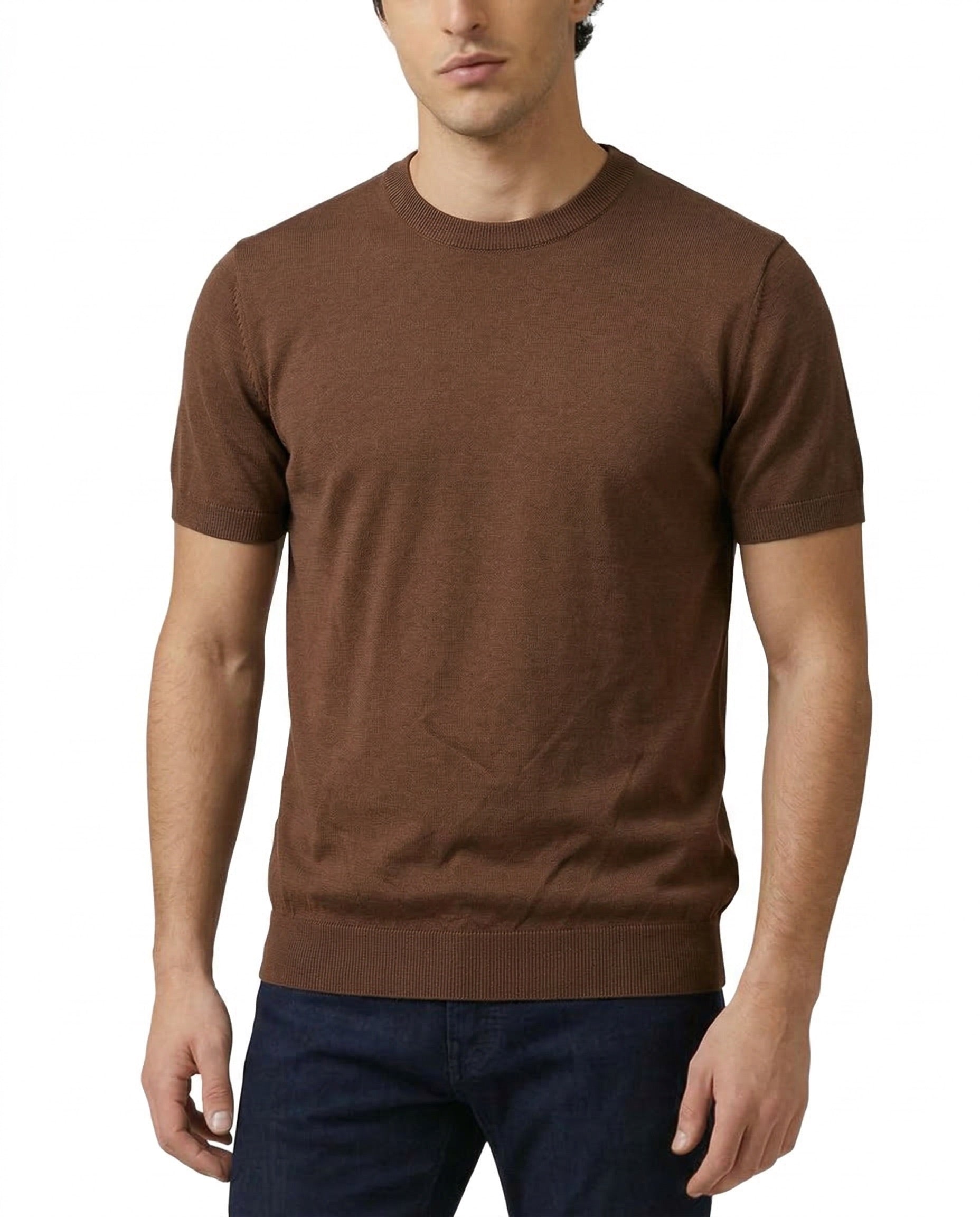Girocollo in filo - Brown